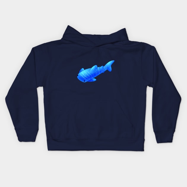 Whale Shark Kids Hoodie by piefanart